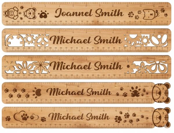 Engraved Ruler Plastic Customized Engraved Promotional Ruler – 15cm - teacherStore.lk