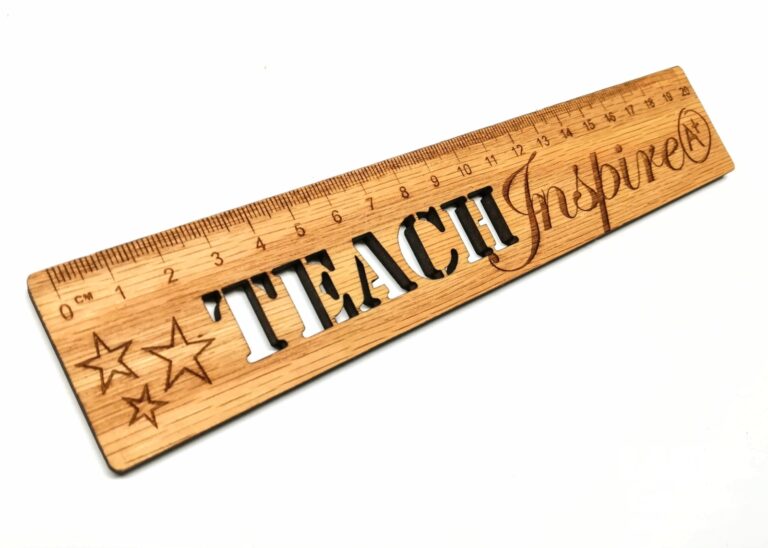 Engraved Ruler Laser Cut - teacherStore.lk